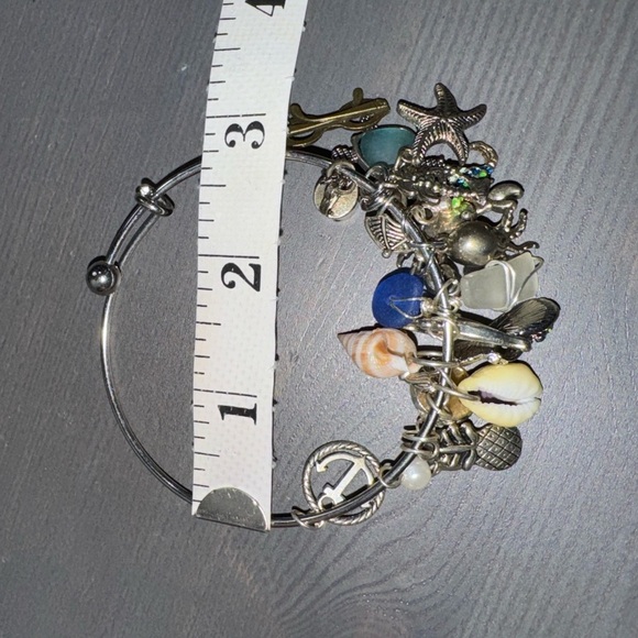 Sea Themed Charm bangle - Picture 7 of 7